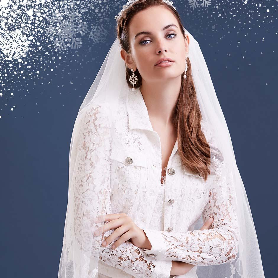 Spets Jacka i Jeans-Cut