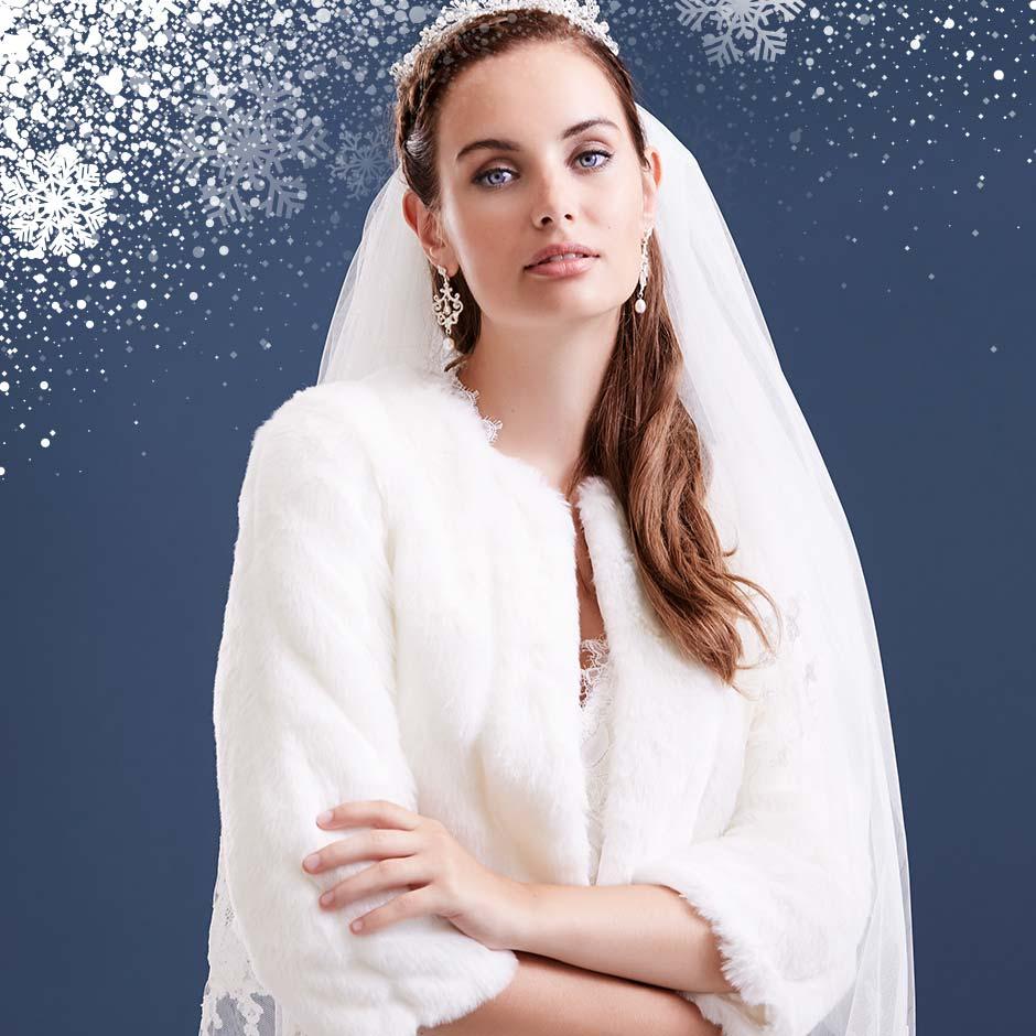 Snygg bolero jacka i fuskpäls